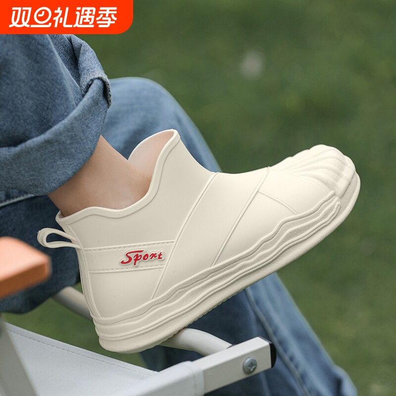 喆星低帮雨鞋女短筒学生时尚水鞋韩版年少女工作雨靴防水胶鞋防滑