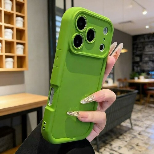 高颜值糖果阶梯新款适用于苹果17Pro手机壳全包防摔iPhone16max磨砂防刮15plus多巴胺色系14高级感13男女12