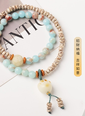 菩提猫爪星月菩提寺庙手链