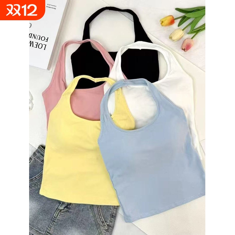 带胸垫夏季吊带上衣|127人收藏