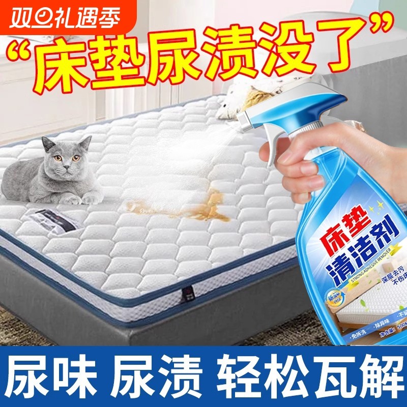 洗床垫清洗剂免水洗强力去尿渍汗渍发黄除霉斑布艺沙发席梦思干洗