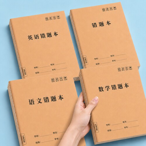 小学生错题本专用纠错本一年级二