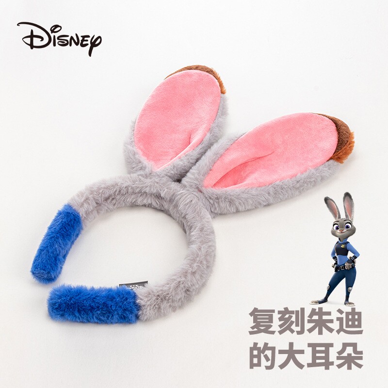 疯狂动物城朱迪发箍兔子耳朵发饰尼克秋冬洗脸头箍女童cos周边
