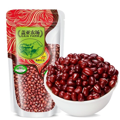 当季有机红豆450g盖亚农场