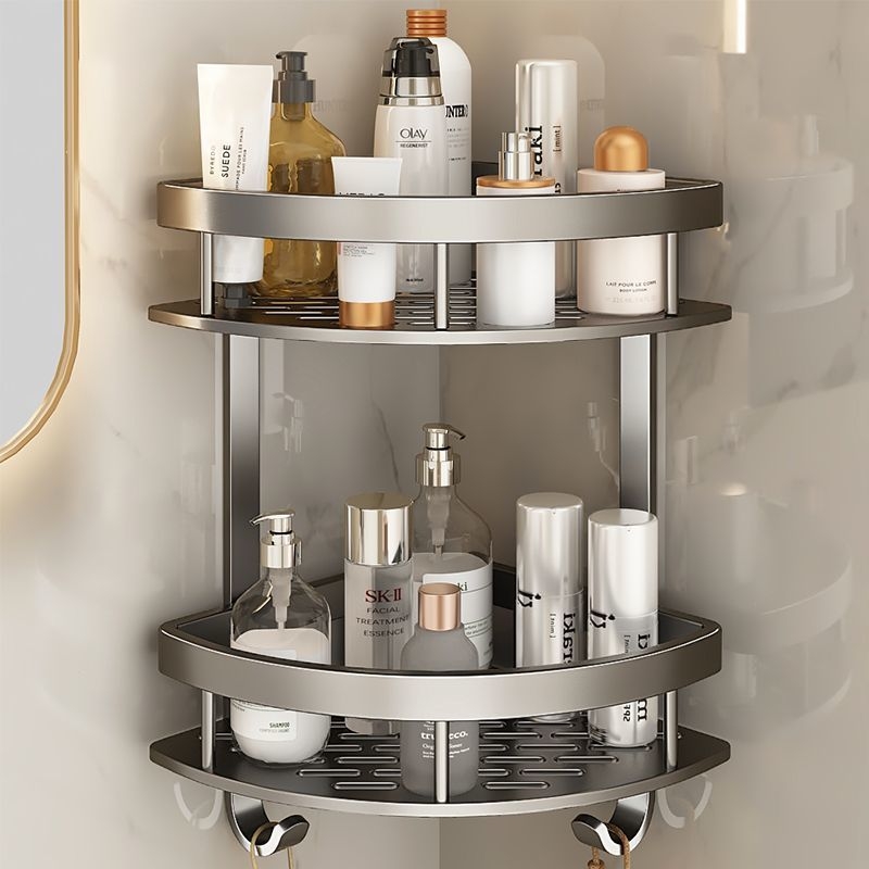 枪灰太空铝免打孔壁挂加厚三角架