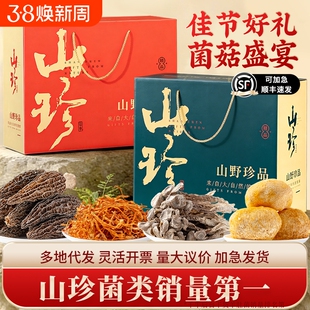 春节年货礼盒大礼包云南土特产山珍菌菇送长辈走亲戚野生菌类干货