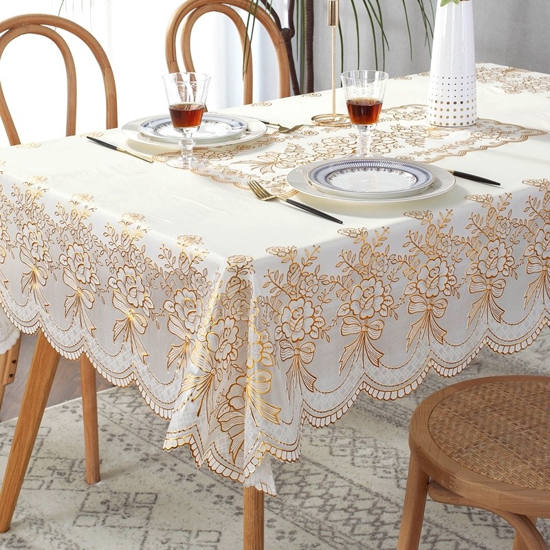 桌布防水防烫防油免洗轻奢高级感长方形餐桌布pvc桌垫茶几桌布,居家布艺,桌布,淘宝优惠券,粉丝福利购,淘宝优惠卷