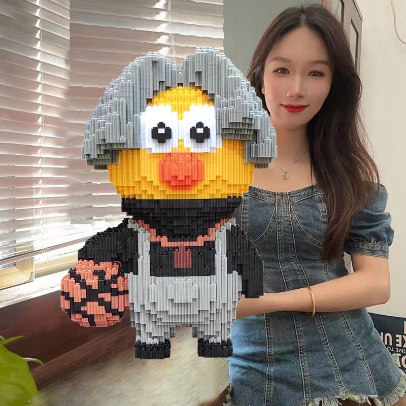 兼容乐高积木鸡你太美坤坤立体拼图解压玩具男孩益智拼装女孩礼物