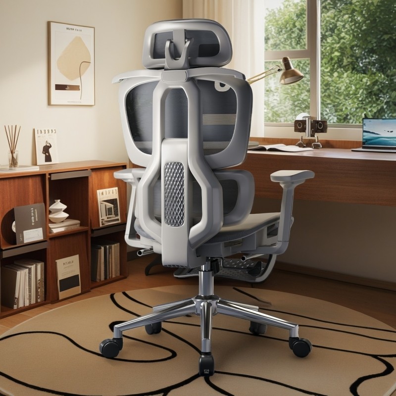 人体工学电竞椅护腰舒服久坐打游戏电脑椅可躺办公座椅靠背书桌椅