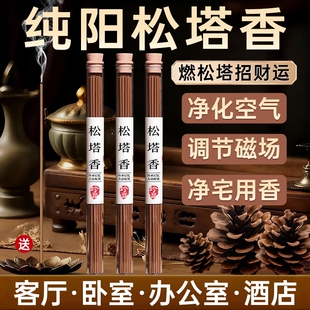 天然松塔香净化磁场招财线香房间香薰室内持久家用正品官方旗舰店