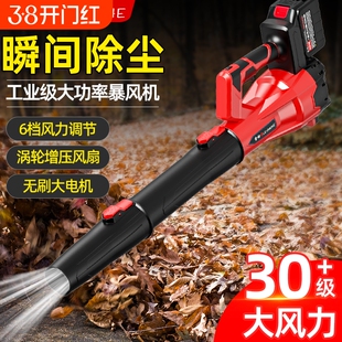 鼓风机大功率强力吹风机锂电暴风枪工业级吹灰除尘器吹雪落叶神器