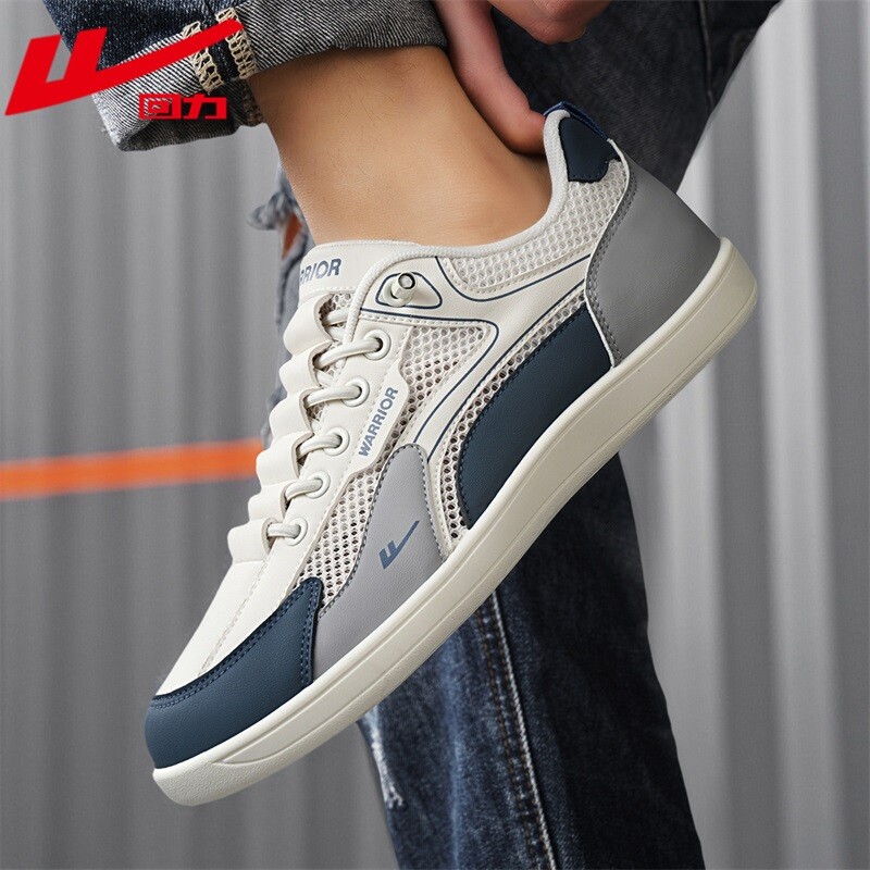 回力男鞋夏季网面透气运动休闲鞋百搭轻便厚底潮鞋小白鞋板鞋潮鞋