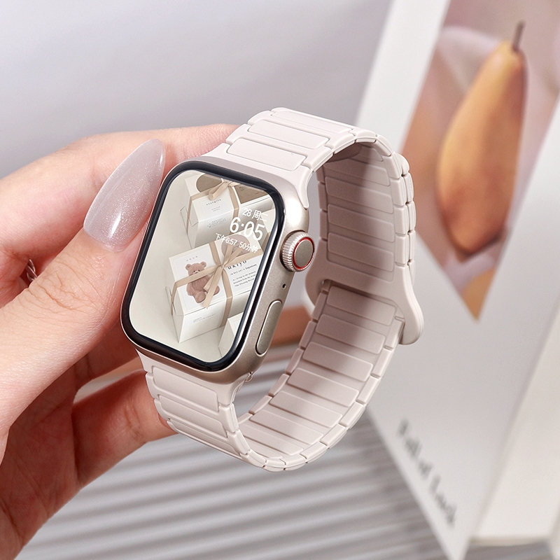 【明星同款】适用iwatch磁吸表带