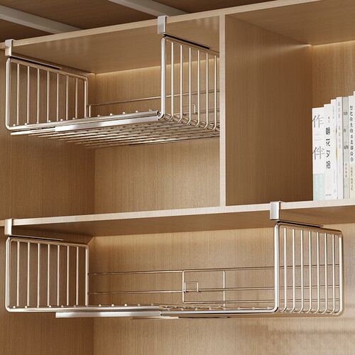 宿舍折叠挂篮收纳架|万人加购