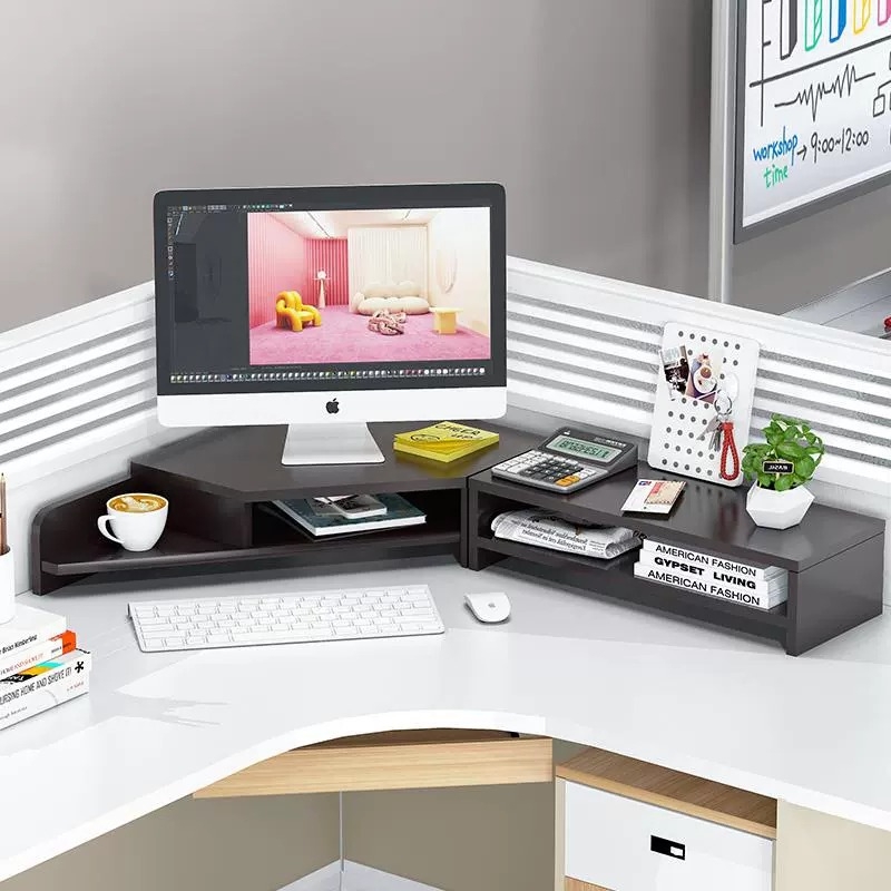 电脑增高架工位桌面收纳神器