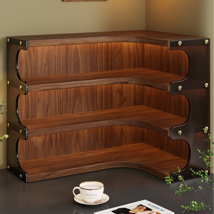 杯子转角置物架茶具茶杯收纳整理架桌面水杯架咖啡角大容量杯架子