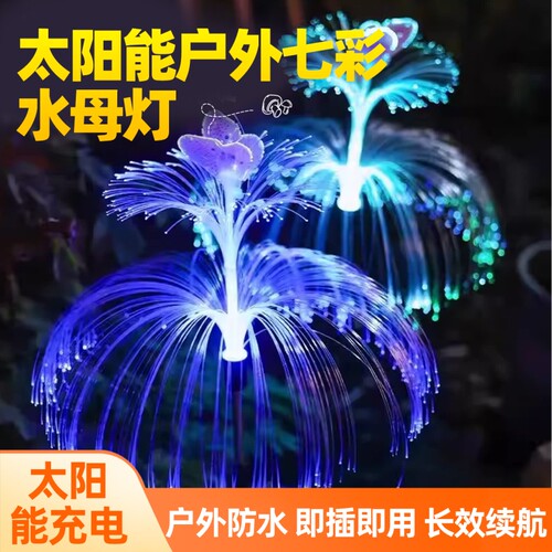 太阳能LED光纤灯户外防水装饰灯