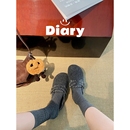 外穿女秋冬 包头拖鞋 葡萄妈studiolee 保暖扣带厚底毛呢勃肯毛毛鞋