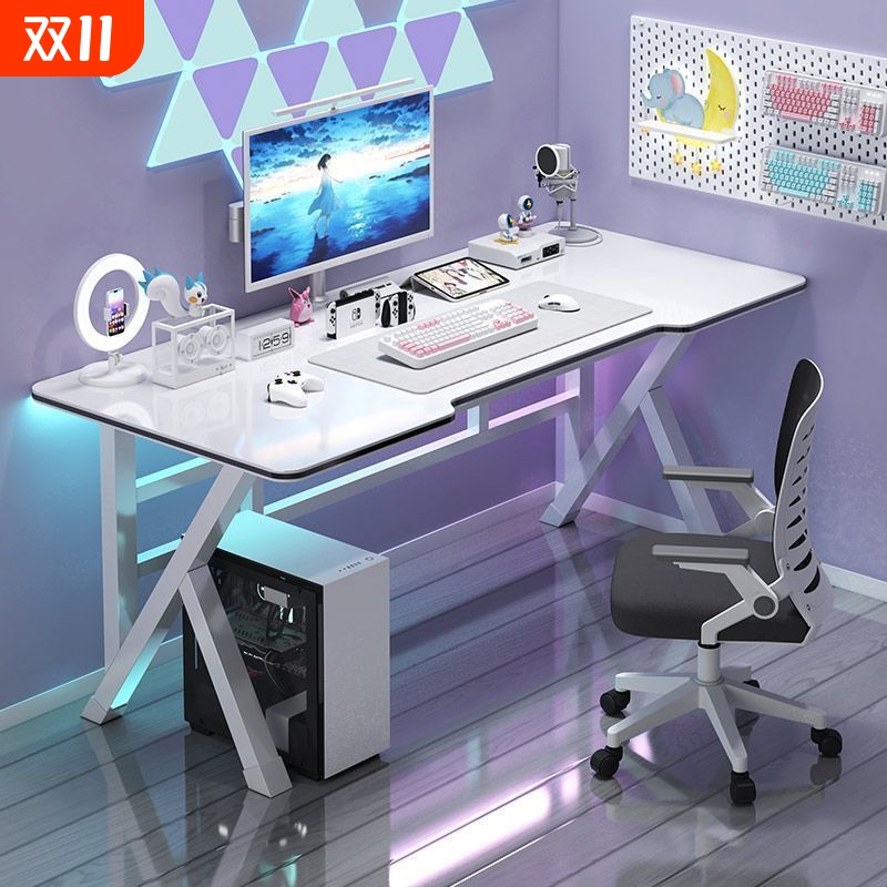 电脑桌台式家用电竞桌租房卧室桌子简约现代办公桌学生写字台书桌