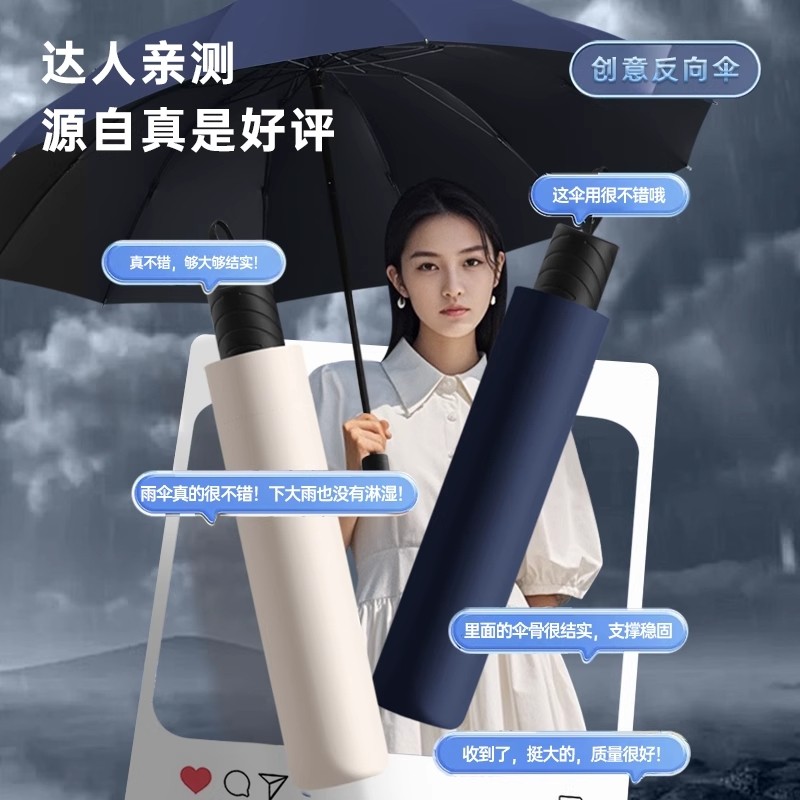 家用超大号折叠防暴雨伞加大加厚加固三双人晴雨两用防晒遮阳伞