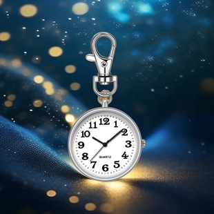 考试用表夜光表钥匙扣挂表护士学生考公石英表怀表手表普通指针式