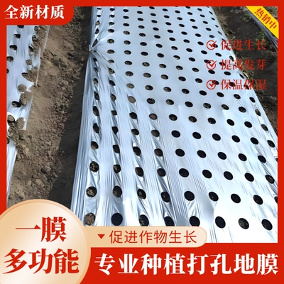 巴慕欧打孔地膜银黑反光驱虫地膜