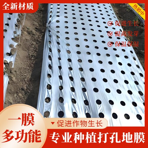 巴慕欧打孔地膜银黑反光驱虫地膜