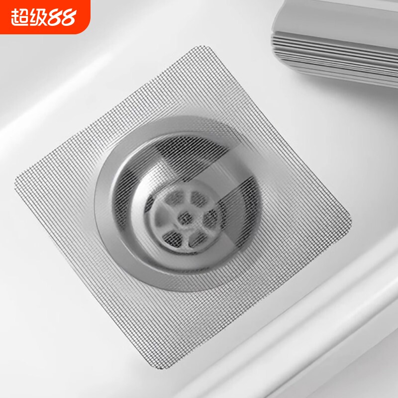 拖把池滤网地漏贴卫生间毛发过滤器通用浴室水槽下水道防头发水池图片