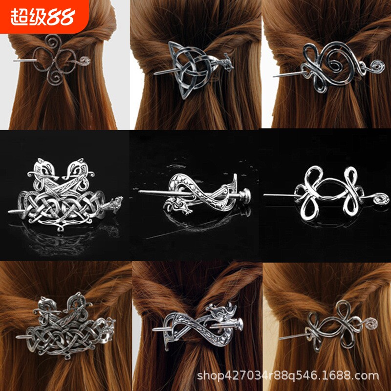 新款欧式时尚义乌批发品牌款韩式网红发夹新娘发簪头饰发夹