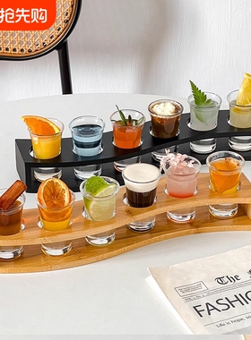 鸡尾酒调酒龙舌兰子弹杯shot杯套装轰炸机杯子b52酒杯一口杯微醺
