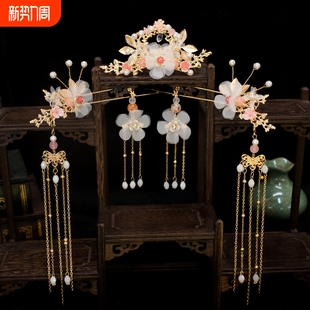 新年儿童头饰古风发饰礼盒女童过年发夹发簪首饰生日礼物2026新款