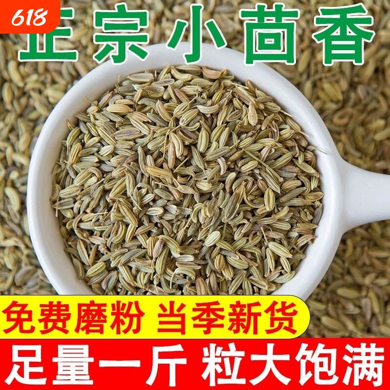 正宗甘肃小茴香香料500g火锅调料烧烤撒料调料大全香菜新鲜厨房