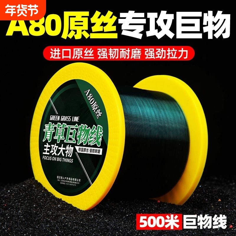 进口500米大物线强拉力钓鱼线主线青鱼路亚海杆正品尼龙原丝碳氟,户外/登山/野营/旅行用品,鱼线,淘宝优惠券,粉丝福利购,淘宝优惠卷