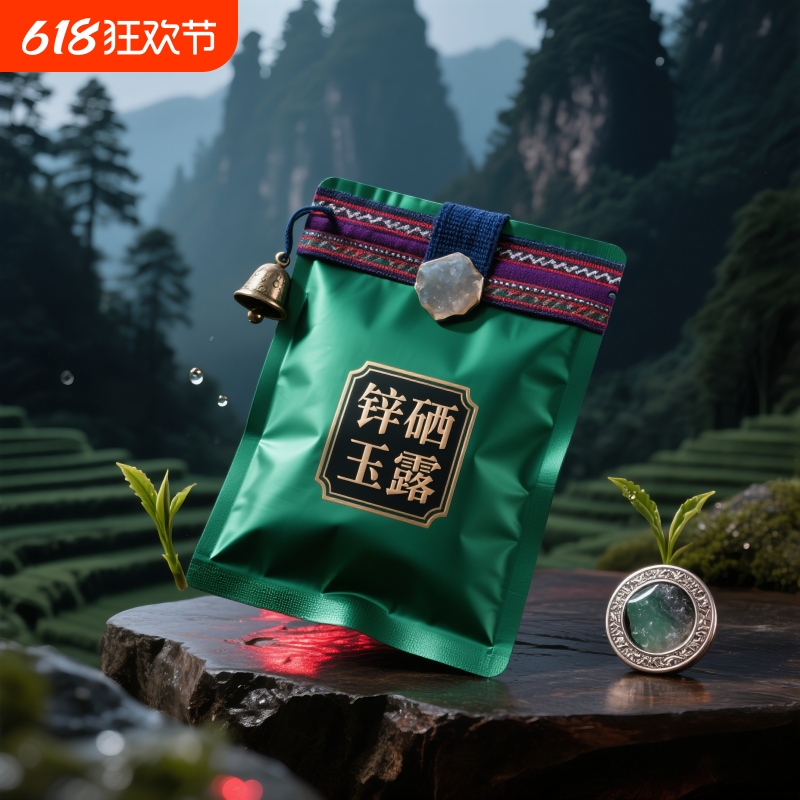 贵州锌硒玉露绿茶明前春茶特级浓香型耐泡袋装自己喝散装