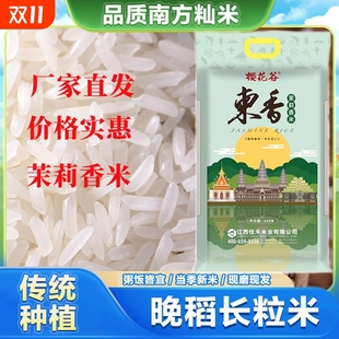 大米厂家直发当季 茉莉香米长粒优质丝苗米籼米长粒香米农家大米