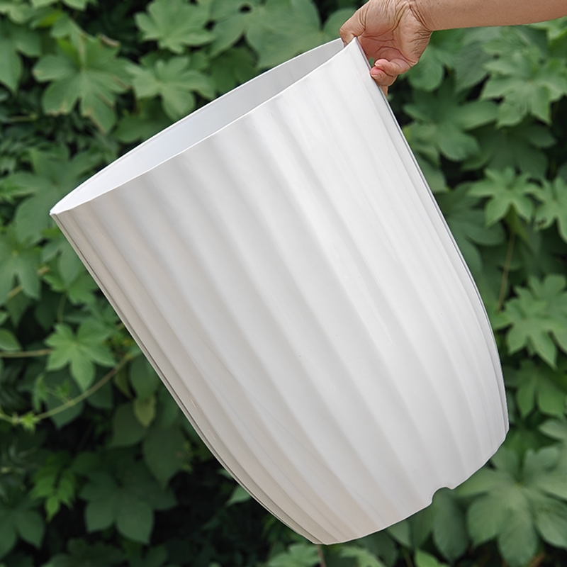 环保是树脂轻奢简约花盆超大控根