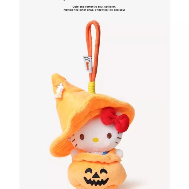 【正版】万圣节套装hellokitty包包挂件kt猫书包钥匙扣挂