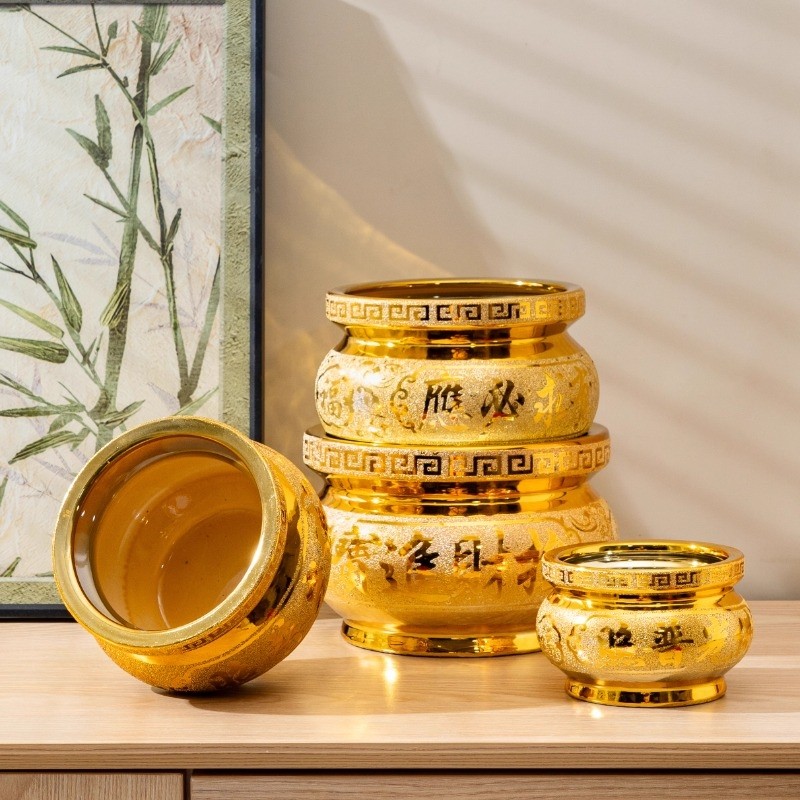 香炉上供香碗家用佛具用品陶瓷供佛香炉香插檀香香薰炉室内佛堂