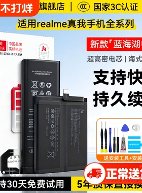 角能适用真我gtneo5电池gt5原装gt大师gt2pro探索realme手机q2 q3pro大容量x7pro至尊x50原厂v11 v20闪速版2t