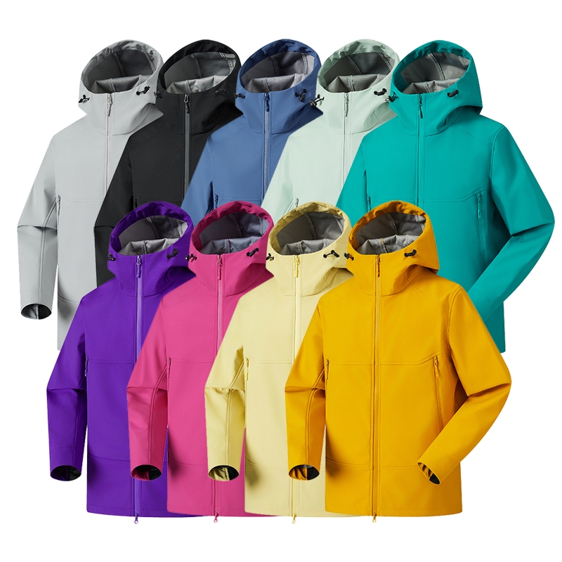 户外防风防水软壳衣情侣款