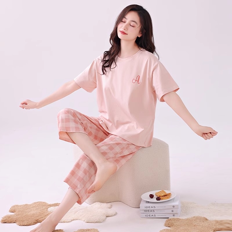 睡衣女款2025新款夏季纯棉夏天