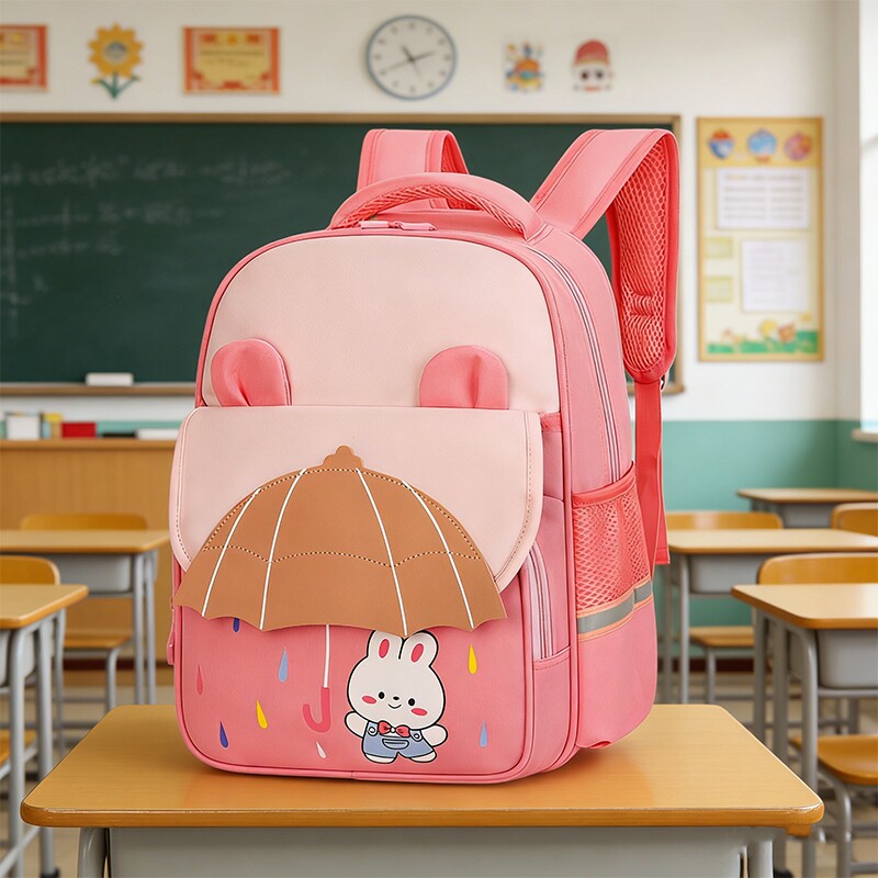 幼儿园中大班书包小学生一二年级女童女孩背包男童减负护脊双肩包