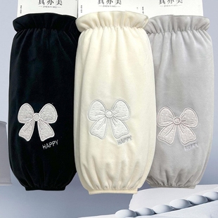 口袖 学生上班防污护袖 头 套女秋冬办公室防脏套袖 加宽加大羽绒服袖