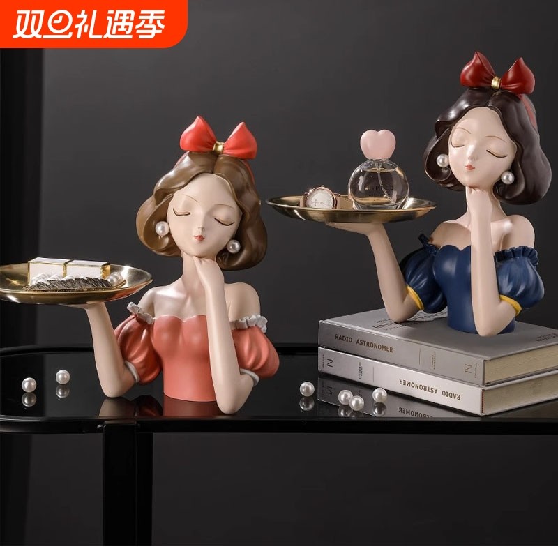 玄关钥匙收纳摆件卧室装饰品ins客厅电视柜鞋乔迁新居礼物朋友