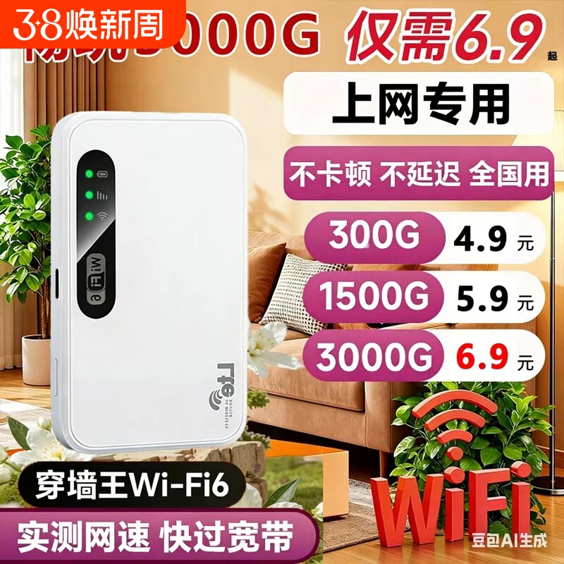 新款206WiFi6免驱usb无线网卡迷你内置天线台式机专用接收器台式电脑加强神器户外旅行办公专用
