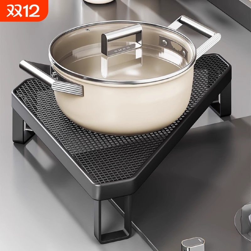 厨房金属铁架锅架三角置物架