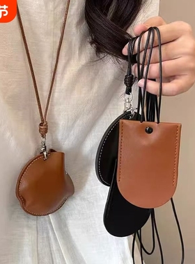 皮革月牙项链多功能|千人收藏