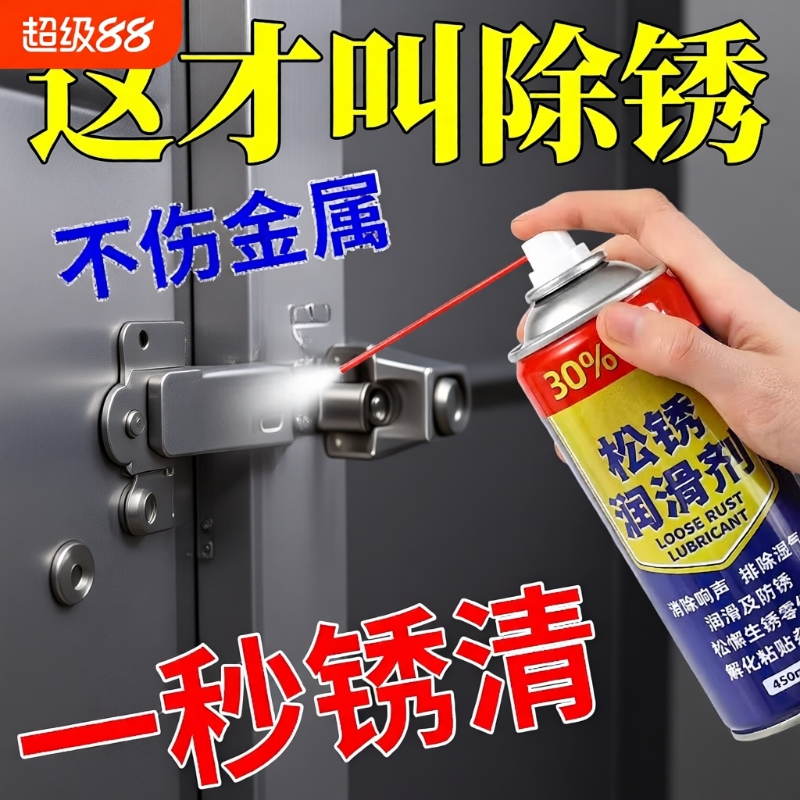除锈剂防锈润滑剂汽车螺丝栓松动剂万不锈钢铁金属强力去锈润滑能