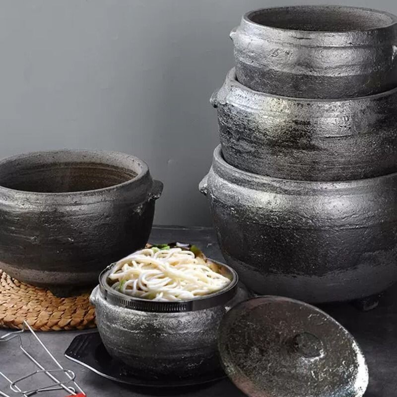 干烧不裂土陶瓷炖豆腐酥鱼砂锅面米线锅涮煮麻辣烫土豆粉砂锅传统