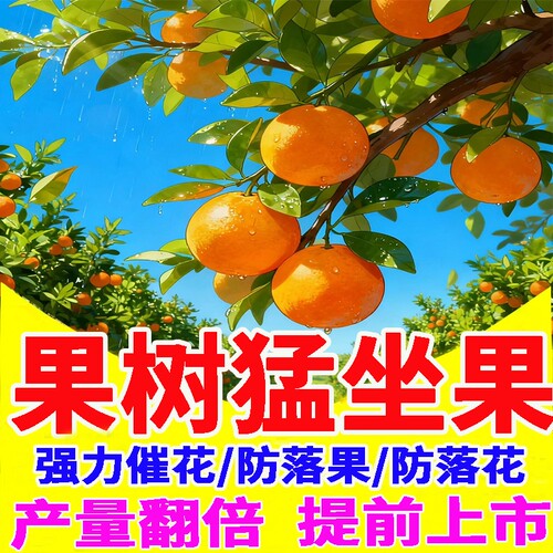 果树保花保果药防落果李子桃树樱桃芒果荔枝药授粉坐果精蔬菜增产